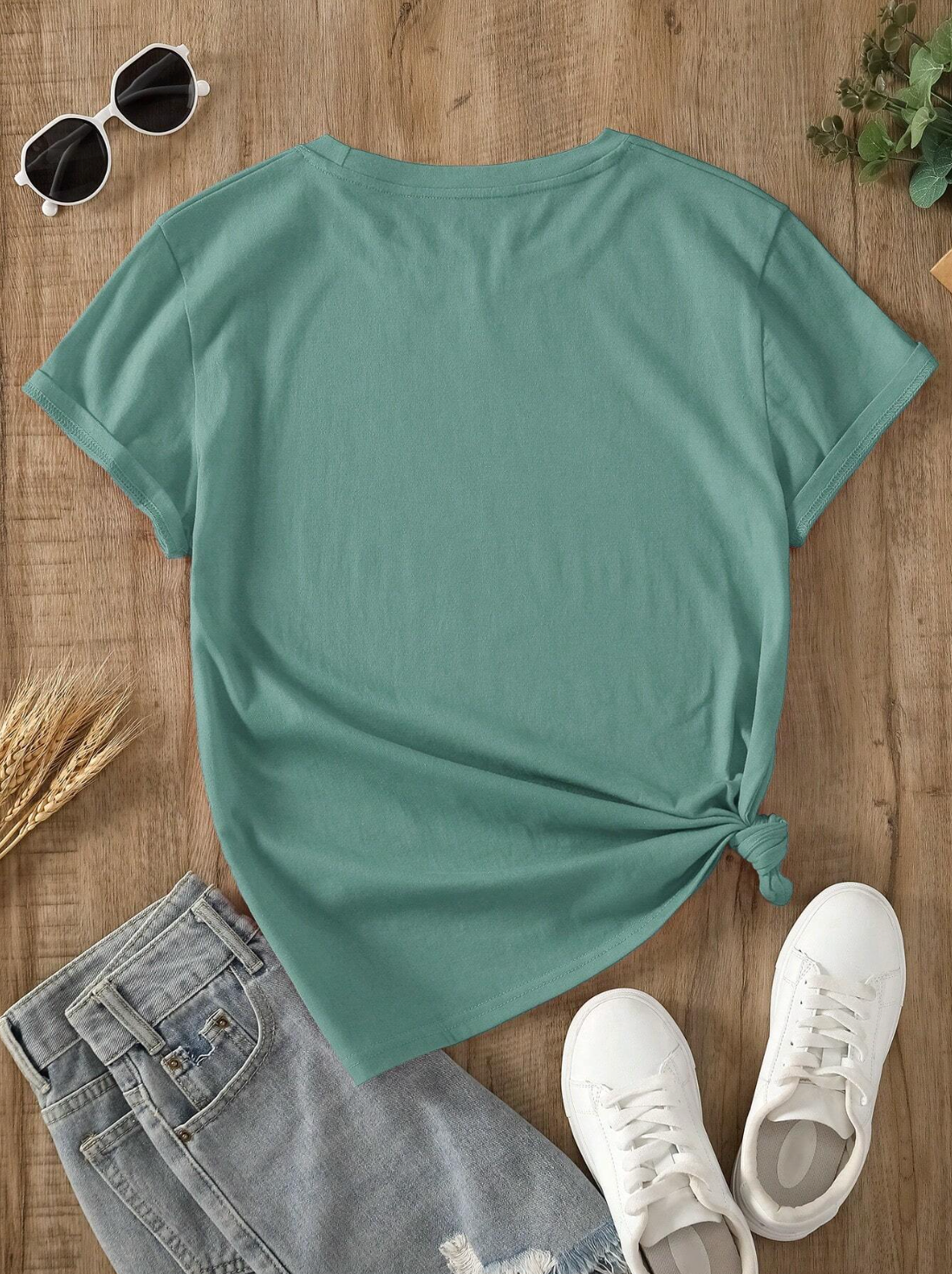 INAWLY Camiseta gráfica con estampado de bicicleta y mariposa, para mujeres