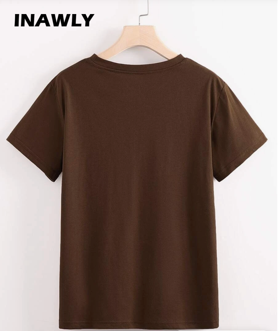 INAWLY Camiseta con estampado de café, camisetas gráficas para mujer