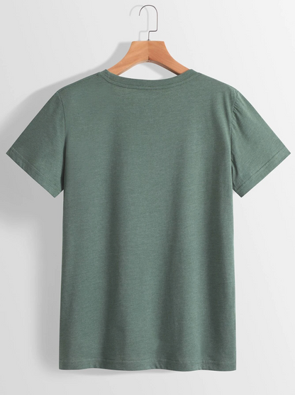 INAWLY Camiseta con estampado de sol y luna, camisetas gráficas para mujer